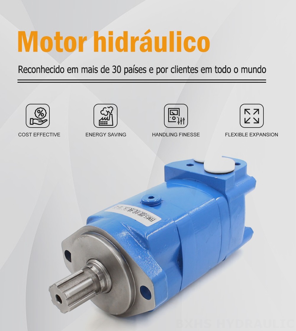 Motor Hidráulico Cicloidal BM3 100 cc/r 50 Lpm Motor hidráulico